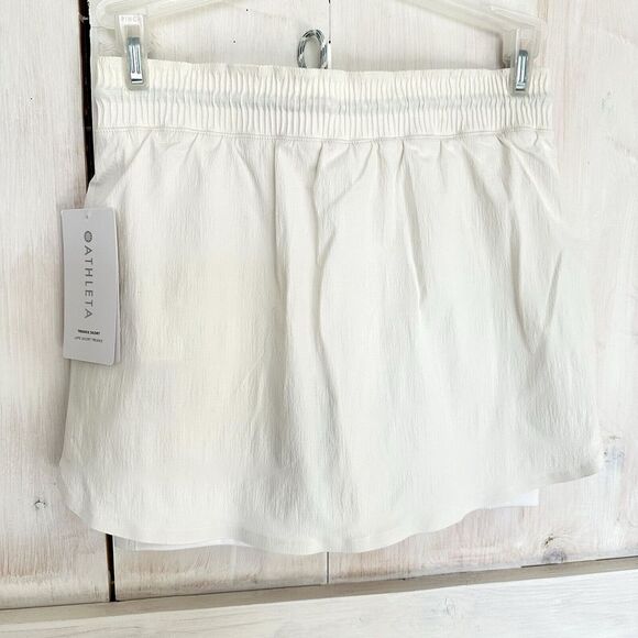NEW Athleta Trekkie Skort Womens Size 2 White Athletic Golf Tennis Pickle Ball - Picture 4 of 10
